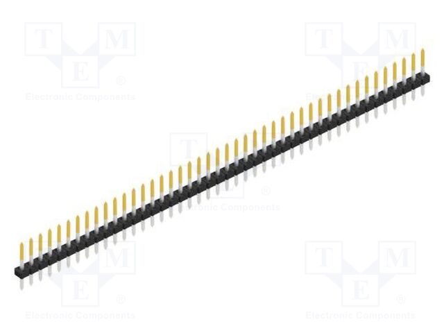 Connector: pin strips; pin header; male; PIN: 44; 2mm; THT; 1x44