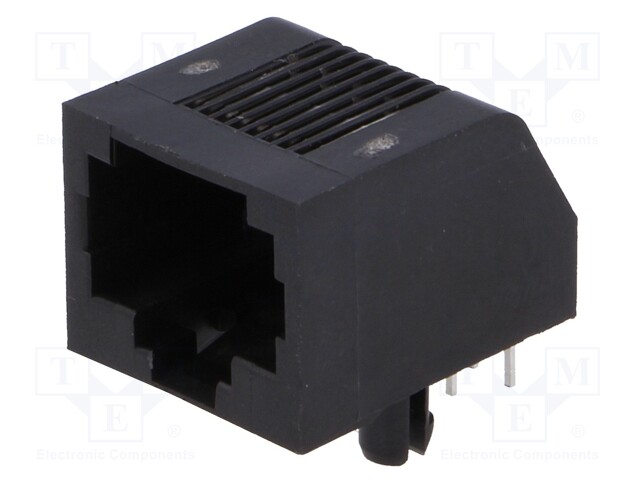 Socket; RJ45; PIN: 8; Layout: 8p8c; THT; on PCBs