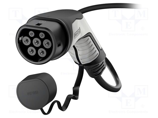 EMobility: cable; 1x0.5mm2,5x4mm2; 400VAC; 26.6kW; IP44; 5m; 32A