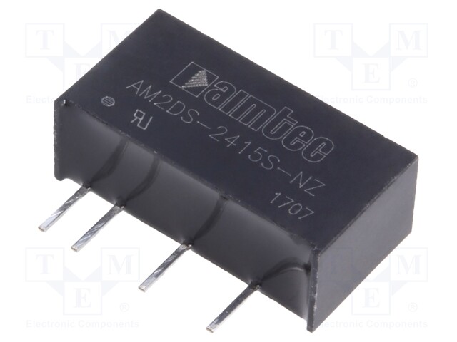 Converter: DC/DC; 2W; Uin: 21.6÷26.4V; 15VDC; Iout: 133mA; SIP7; 2.4g
