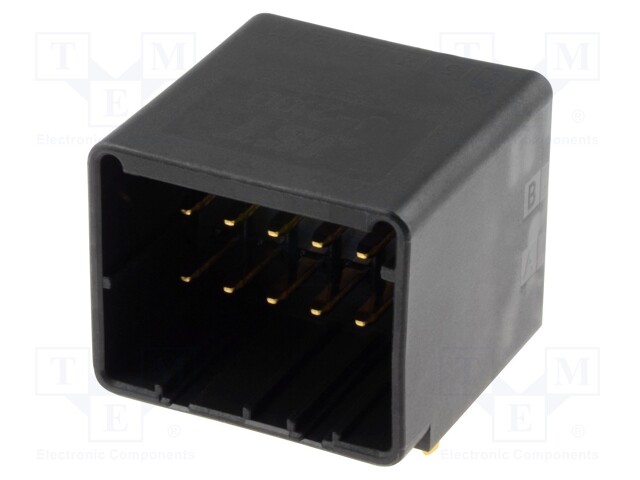 Socket; wire-board; male; J2000; 2.5mm; PIN: 12; THT; 250V; 4.6A