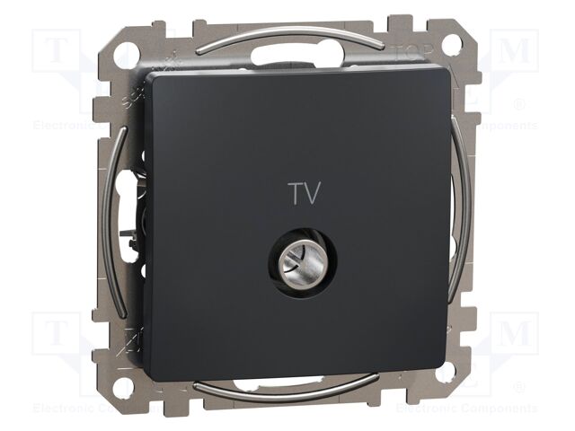 TV socket intermediate; IP20; plaster embedded,in mounting box