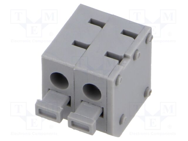 Connector: PCB terminal block; HX; 8A; 300V; terminal; PIN: 2; 5mm