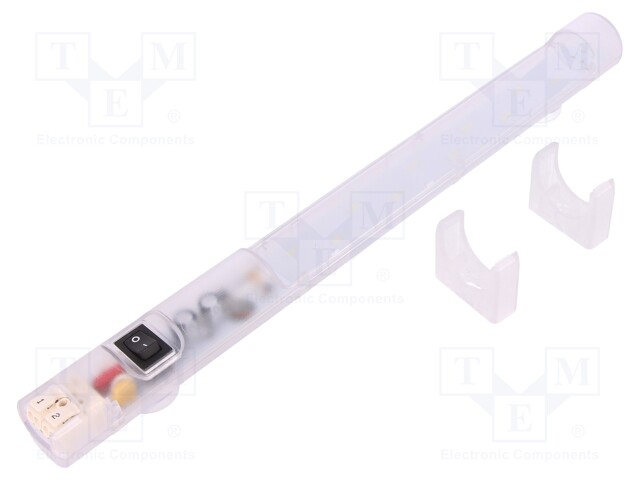 LED lamp; IP20; 90÷110VDC; 100÷240VAC; 5W; 400lm; 6000K; clip; 90%