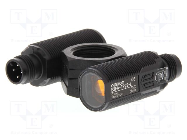 Sensor: photoelectric; straight; NPN; DARK-ON,LIGHT-ON; 100mA