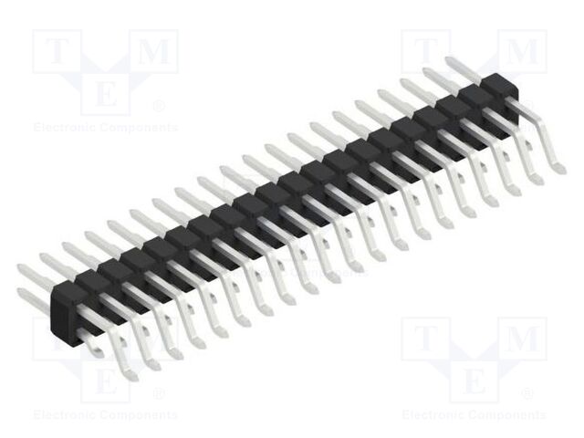 Connector: pin strips; pin header; male; PIN: 40; 2.54mm; SMT; 2x20