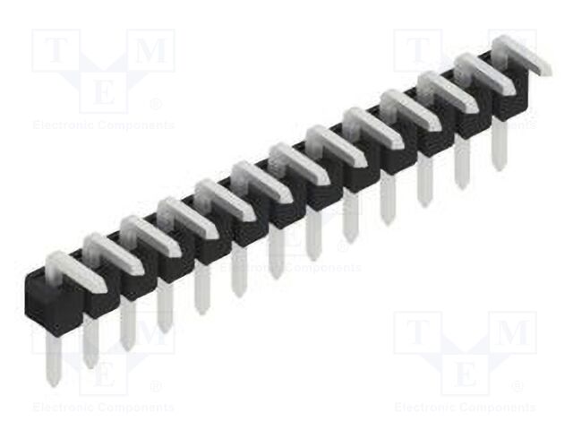 Connector: pin strips; pin header; male; PIN: 13; 2.54mm; THT; 1x13