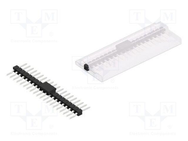 Connector: pin strips; pin header; male; PIN: 20; 2.54mm; SMT; 1x20
