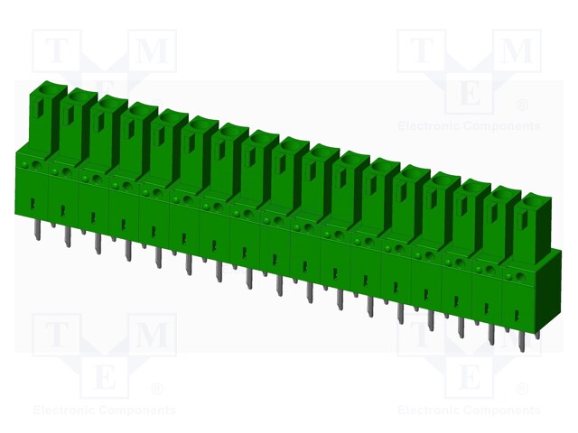 Connector: pluggable terminal block; socket; female; straight