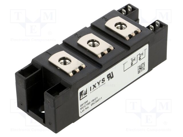 Module: thyristor; double series; 1.8kV; 181A; Y4-M6; Ufmax: 1.25V