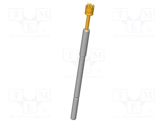 Test needle; Operational spring compression: 4mm; 20A; Ø: 2.5mm