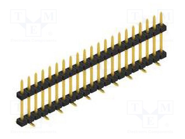Connector: pin strips; pin header; male; PIN: 21; 2mm; SMT; 1x21