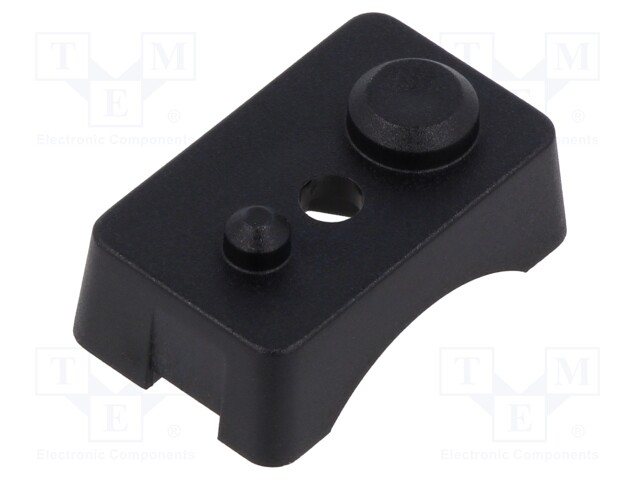 Clip; ABS; black; 10pcs.