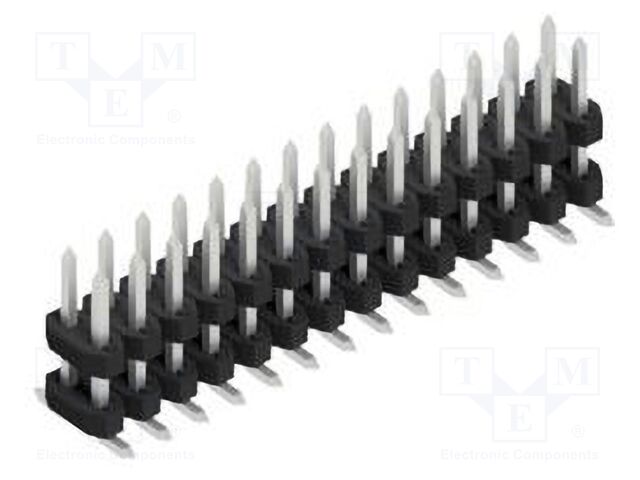 Connector: pin strips; pin header; male; PIN: 28; 2mm; SMT; 2x14