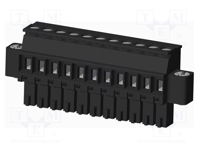 Connector: pluggable terminal block; plug; female; angled 90°