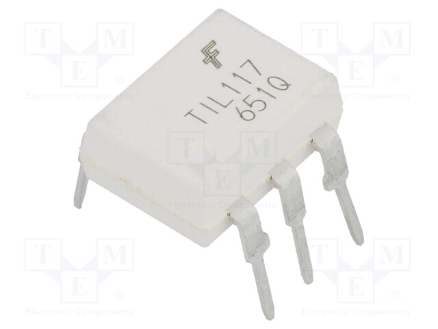 Optocoupler; THT; Channels: 1; Out: transistor; 7.5kV; DIP6
