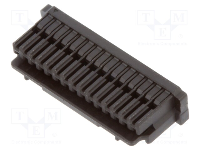 Connector: wire-board; KW30; straight; crimped; PIN: 15; female