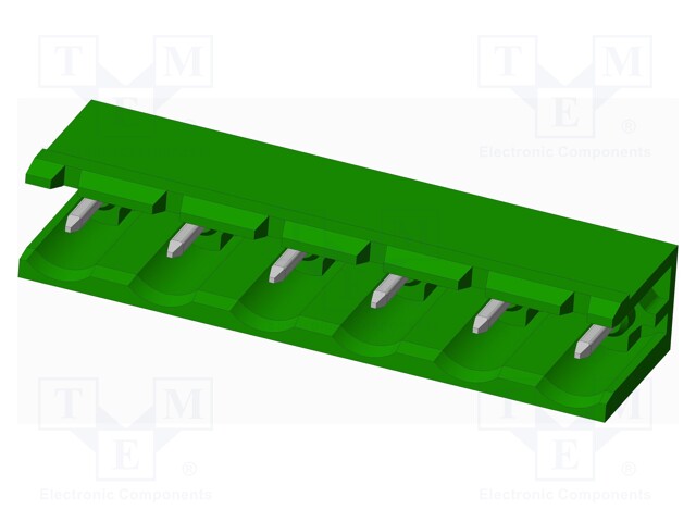 Connector: pluggable terminal block; socket; male; angled 90°