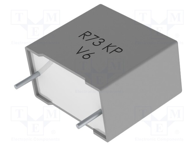 Capacitor: polypropylene; 22nF; 15mm; ±5%; 18x8.5x14.5mm; 28kV/μs