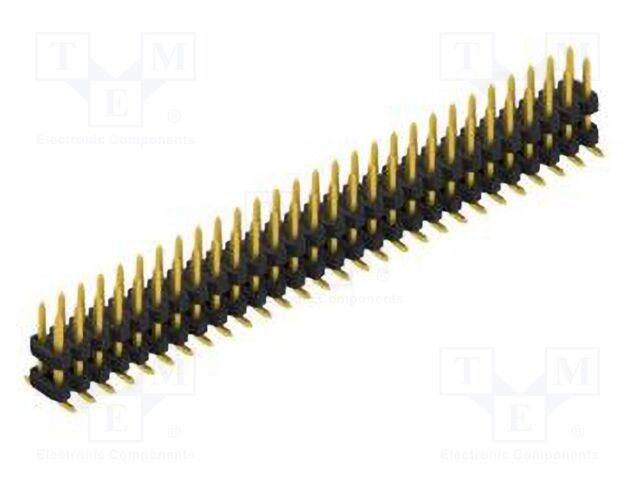 Connector: pin strips; pin header; male; PIN: 56; 2mm; SMT; 2x28