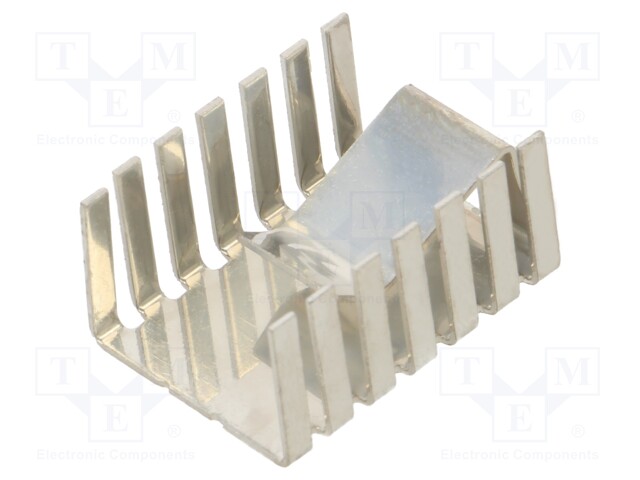 Heatsink: extruded; U; natural; L: 27mm; W: 20mm; H: 13mm; 19K/W; plain