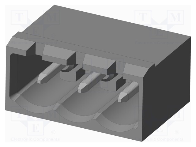 Connector: pluggable terminal block; socket; male; on PCBs