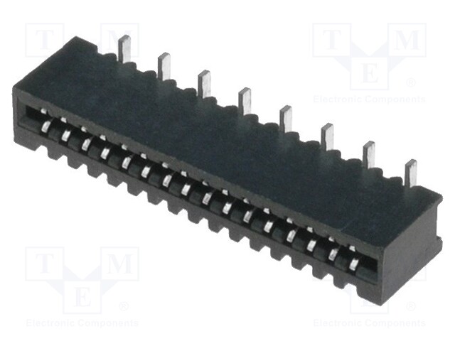 Connector: FFC (FPC); vertical; PIN: 10; NON-ZIF; SMT; tinned; 1mm