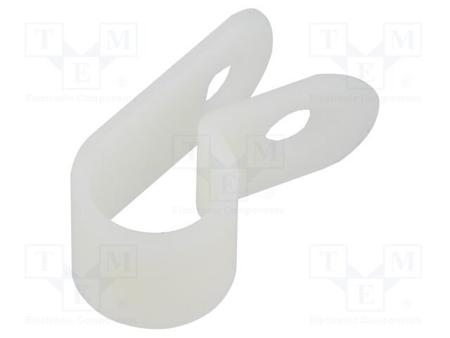 Fixing clamp; ØBundle : 7.9mm; Ømount.hole: 3.6mm; W: 9.5mm