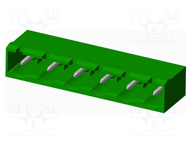 Connector: pluggable terminal block; socket; male; angled 90°