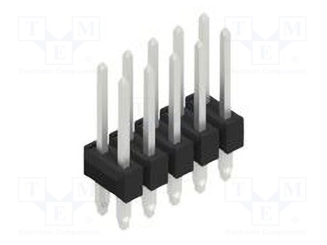 Connector: pin strips; pin header; male; PIN: 10; 2.54mm; THT; 2x5