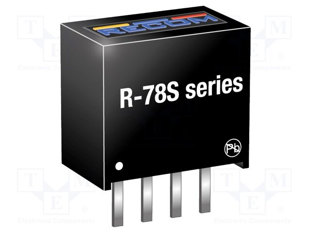 Converter: DC/DC; 180mW; Uin: 0.65÷1.3V; Uout: 1.8VDC; Iout: 100mA