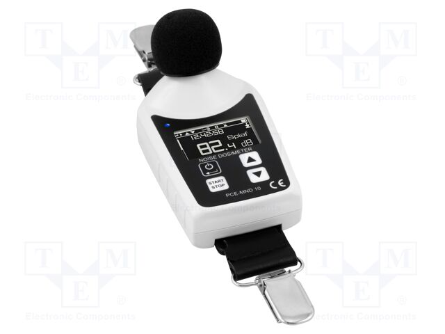 Meter: sound level; LCD; Sound level: 70÷140dB; 31.5÷8000Hz; IP20