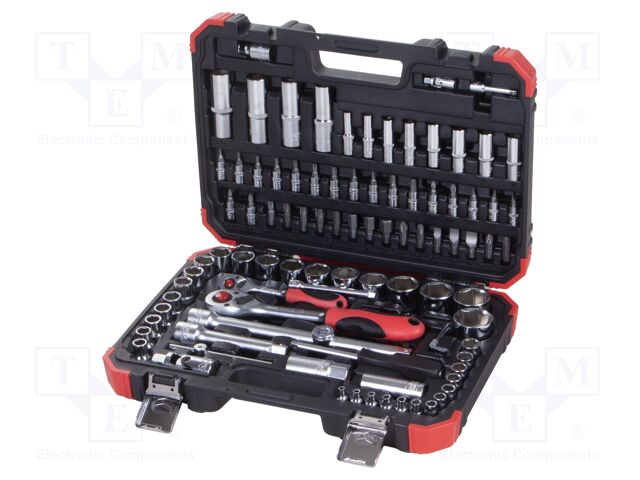 Wrench-set; 12-angles,6-angles,socket spanner; Gedore Red