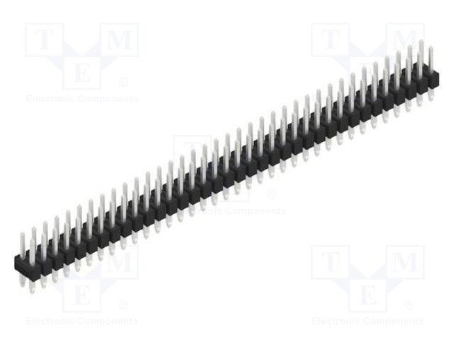 Connector: pin strips; pin header; male; PIN: 72; 2.54mm; THT; 2x36