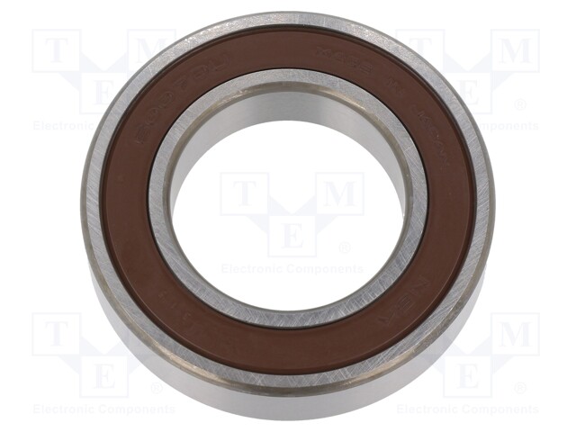 Bearing: ball; Øint: 35mm; Øout: 62mm; W: 14mm; bearing steel