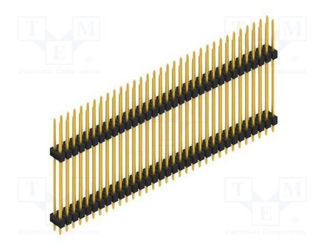 Connector: pin strips; pin header; male; PIN: 66; 2.54mm; THT; 2x33