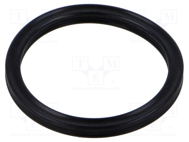 X-ring washer; FPM; Thk: 2.62mm; Øint: 25.7mm; -30÷200°C