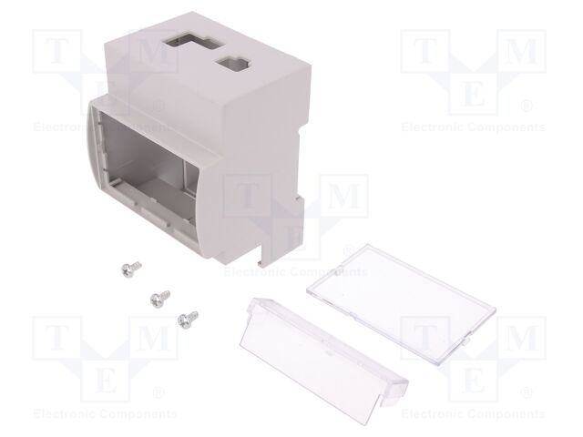 Enclosure: for computer; ARDUINO YUN; ABS; grey; X: 71.3mm; Z: 62mm