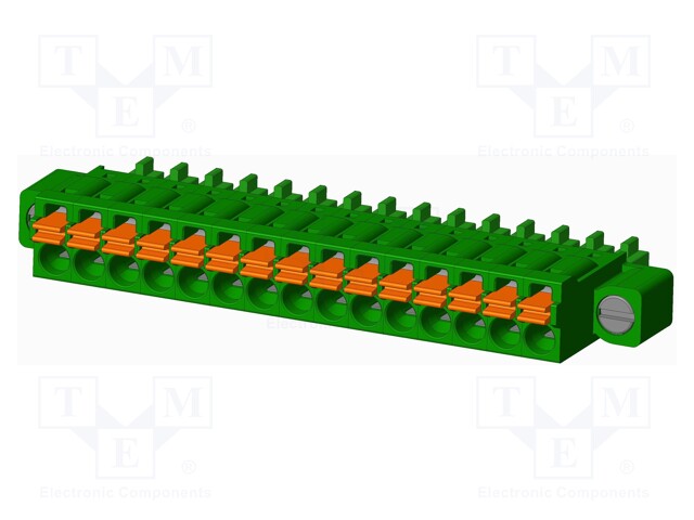 Connector: pluggable terminal block; plug; female; straight; 5.5A