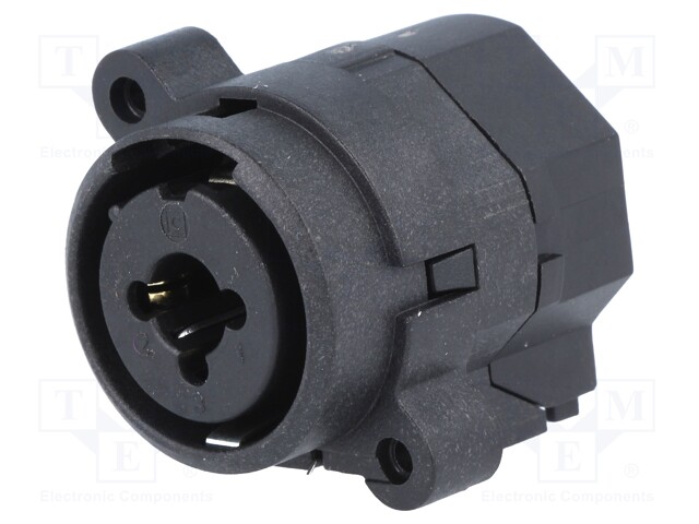 Socket; Jack 6,35mm + XLR; female; straight; THT