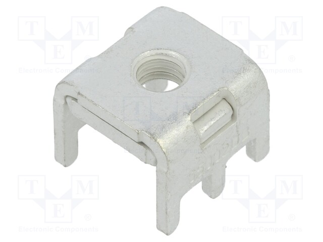 Straight; Plating: tinned; THT,screw terminal; Contacts: copper