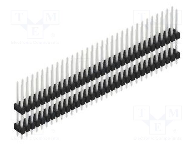 Connector: pin strips; pin header; male; PIN: 64; 2.54mm; THT; 2x32