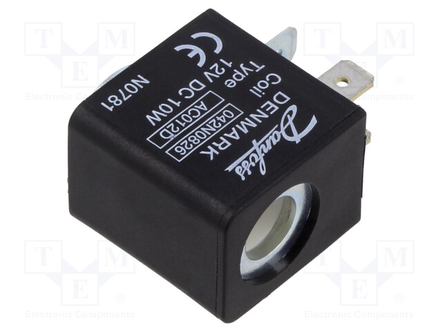 Accessories: coil for solenoid valve; 9mm; 12VDC; IP00; -40÷50°C
