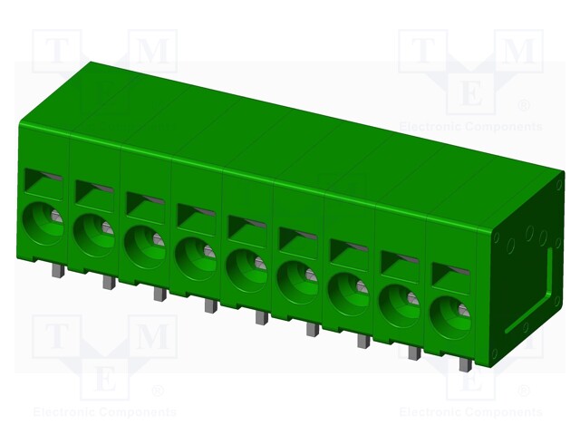 Connector: PCB terminal block; terminal; Plating: tinned; on PCBs