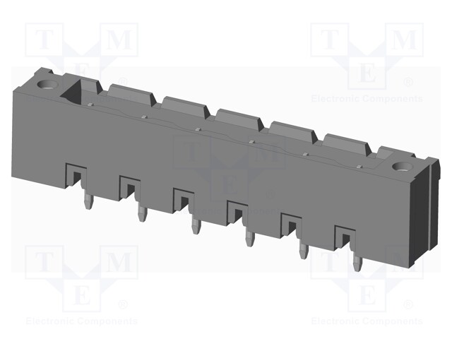 Connector: pluggable terminal block; socket; male; on PCBs