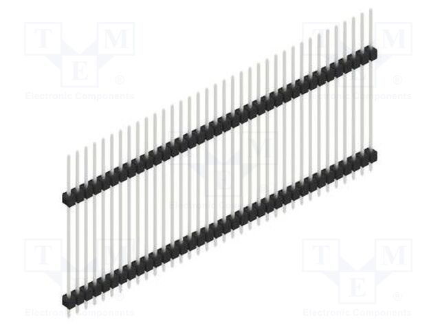 Connector: pin strips; pin header; male; PIN: 36; 2.54mm; THT; 1x36