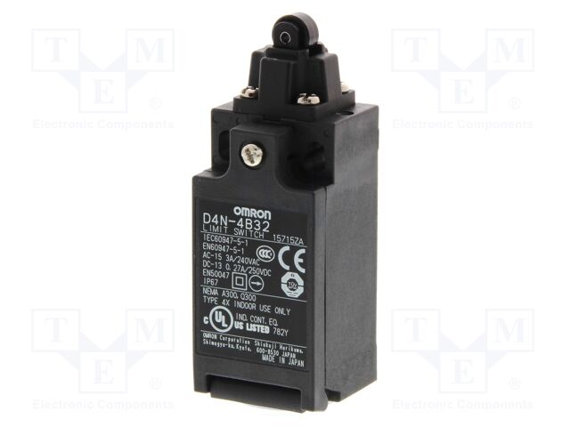 Limit switch; plastic roller; 10A; max.240VAC; max.250VDC; G 1/2"