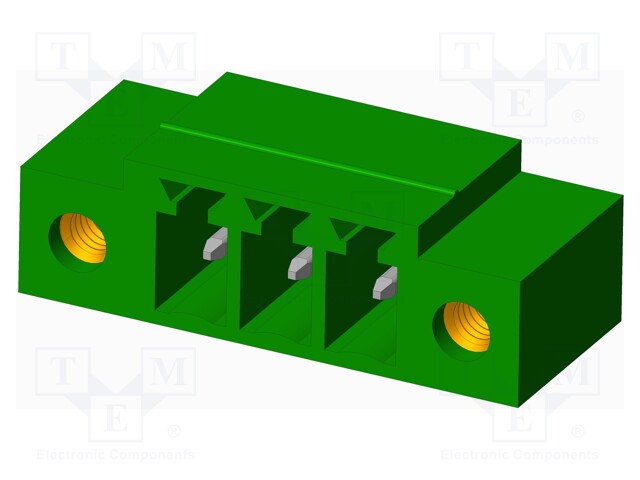 Connector: pluggable terminal block; socket; male; angled 90°