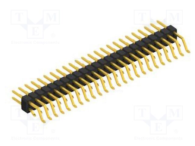 Connector: pin strips; pin header; male; PIN: 48; 2.54mm; SMT; 2x24