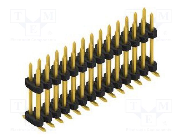 Connector: pin strips; pin header; male; PIN: 28; 2mm; SMT; 2x14